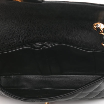 Chanel Caviar Quilted East West Flap Black 5 of 10