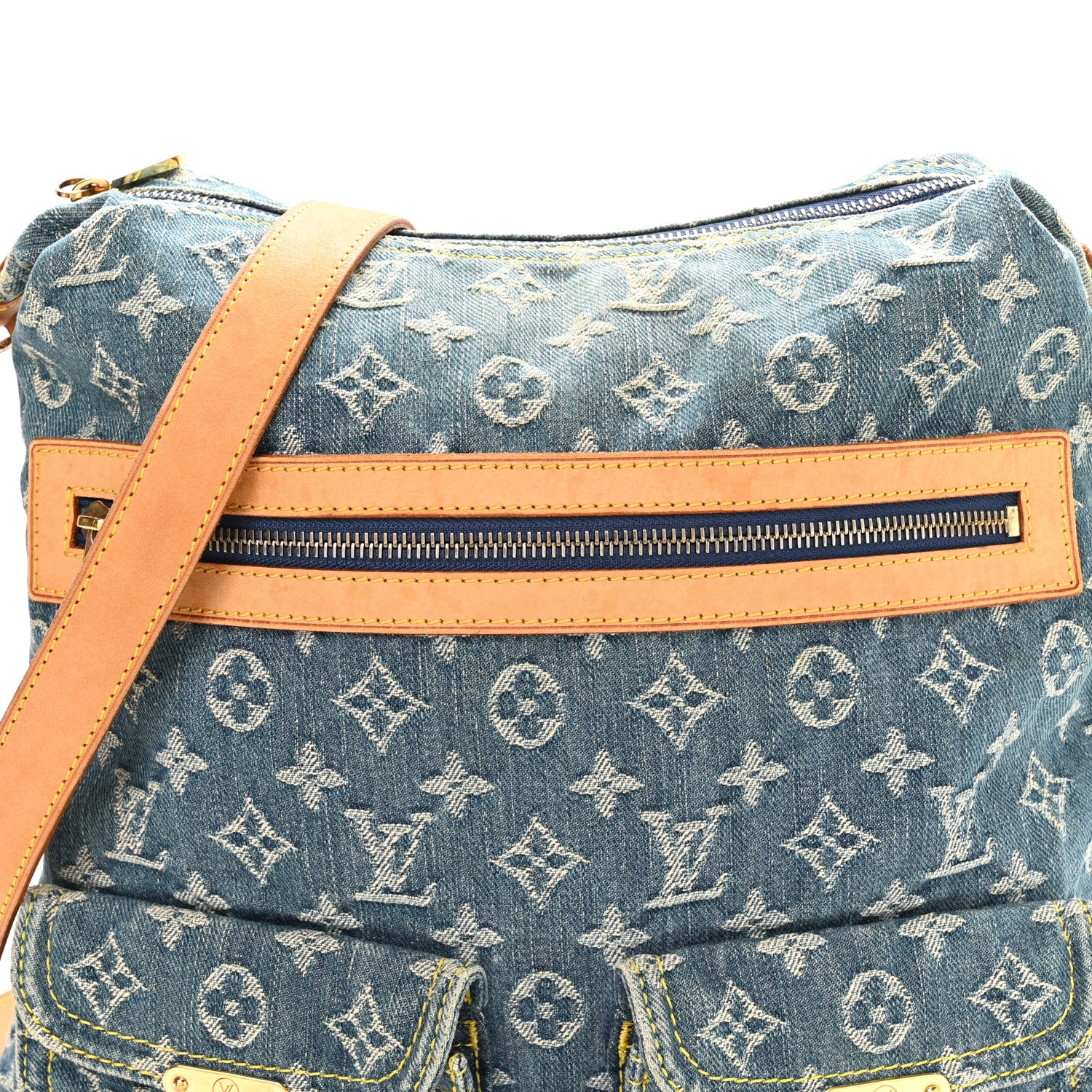 Louis Vuitton Denim Baggy GM Blue 8 of 10