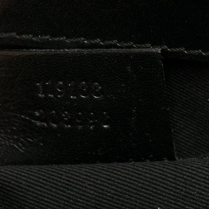 Gucci Monogram Studded Horsebit Clutch Black 7 of 10