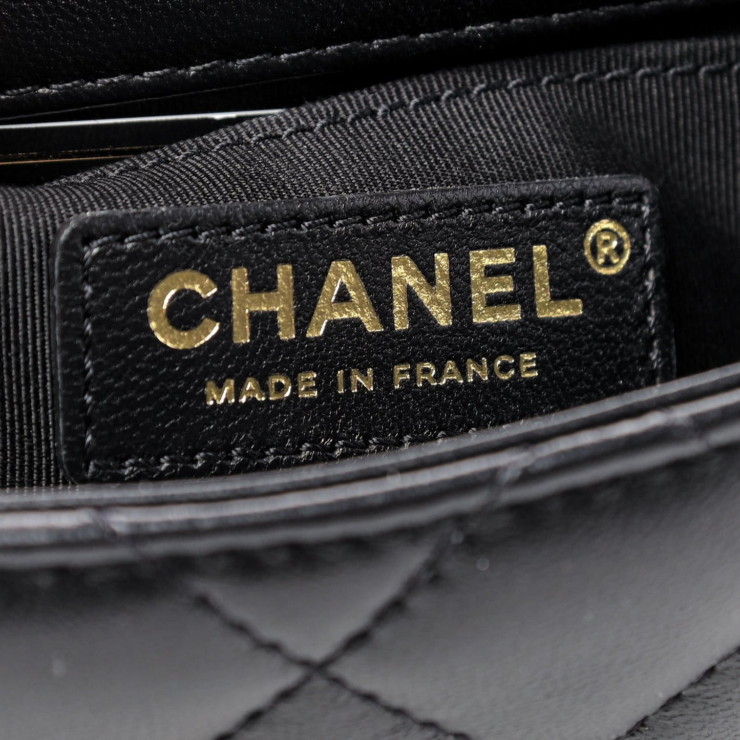 Lambskin Quilted Small My Precious Flap Black