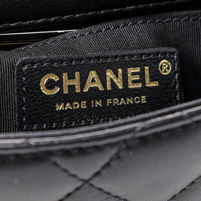 Chanel Lambskin Quilted Small My Precious Flap Black 7 of 8