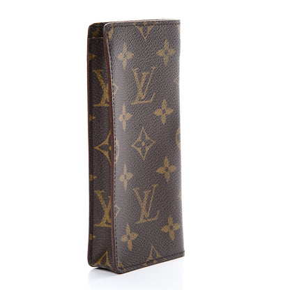 Louis Vuitton Monogram Etui a Lunettes Simple Eyeglass Case 2 of 8