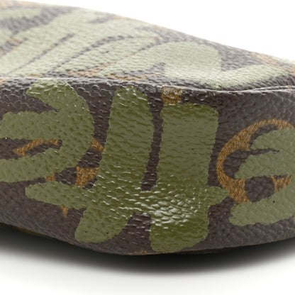 Louis Vuitton Monogram Graffiti Pochette Accessories Kaki 7 of 12