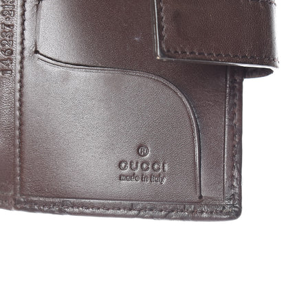 Gucci Guccissima Marguax Calfskin Avel Card Holder Wallet Chocolate 8 of 12