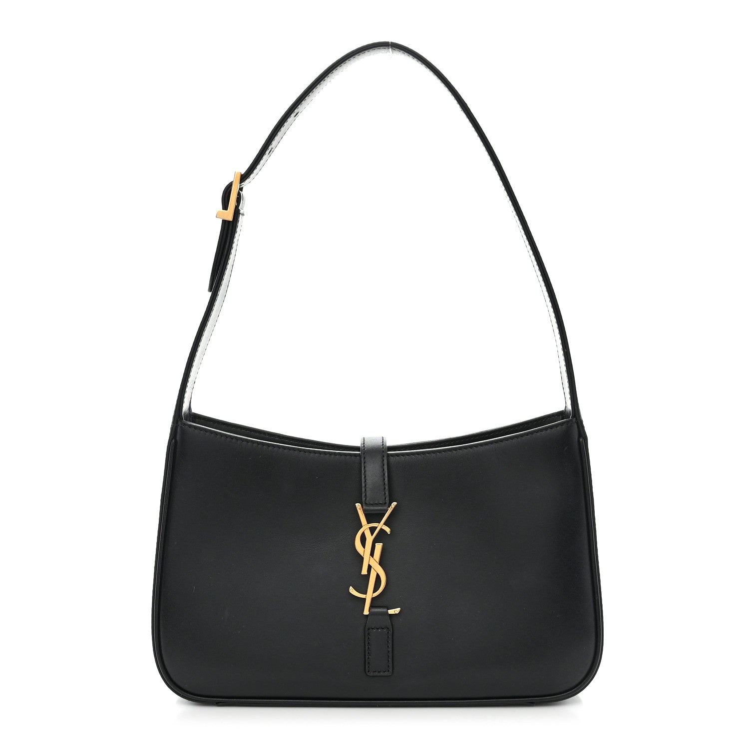 Saint Laurent Smooth Calfskin Le 5 A 7 Hobo Black 1 of 11