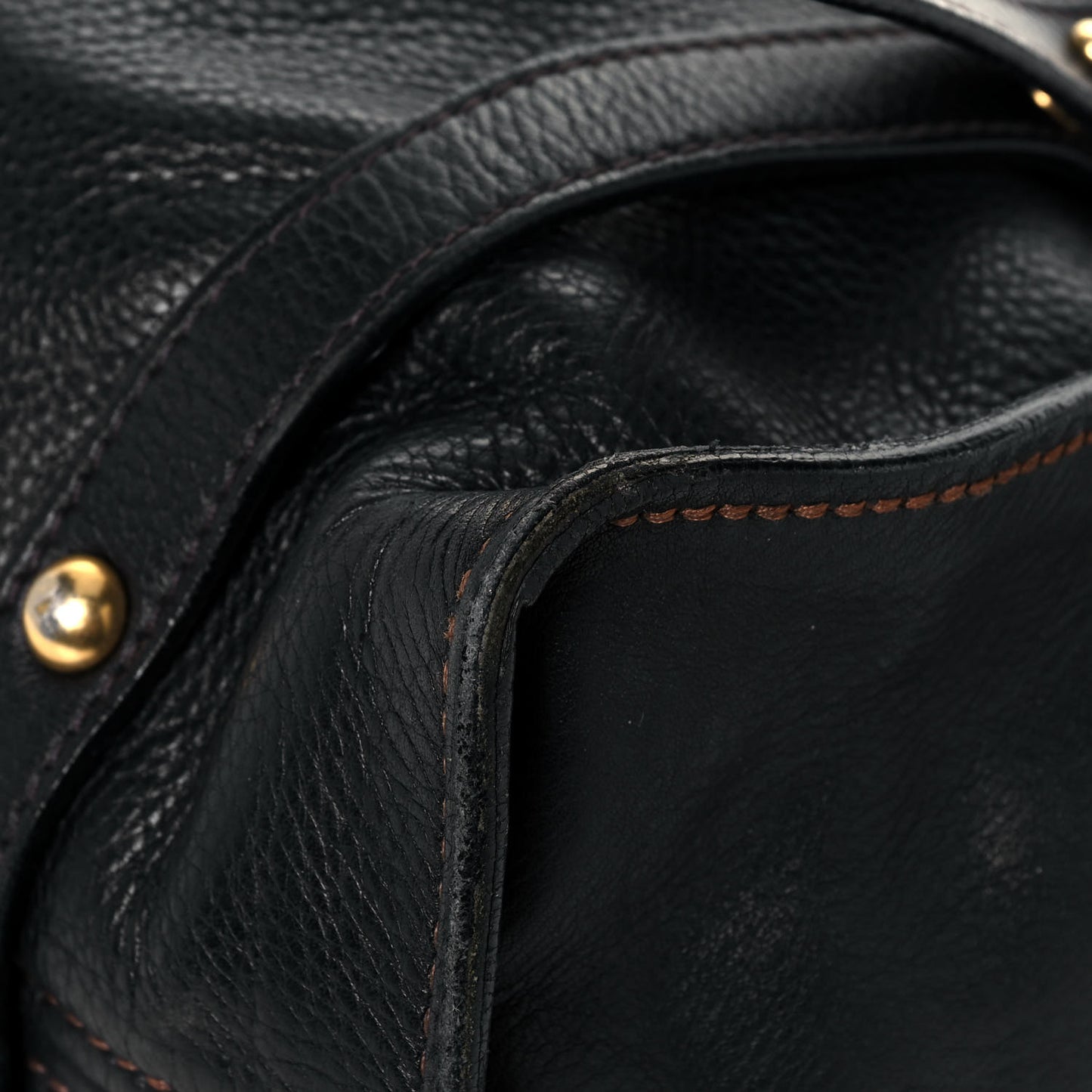 Vitello Lux Peggy Bow Tote Black