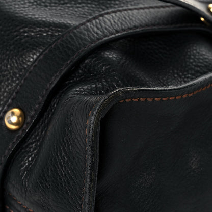 Miu Miu Vitello Lux Peggy Bow Tote Black 5 of 16