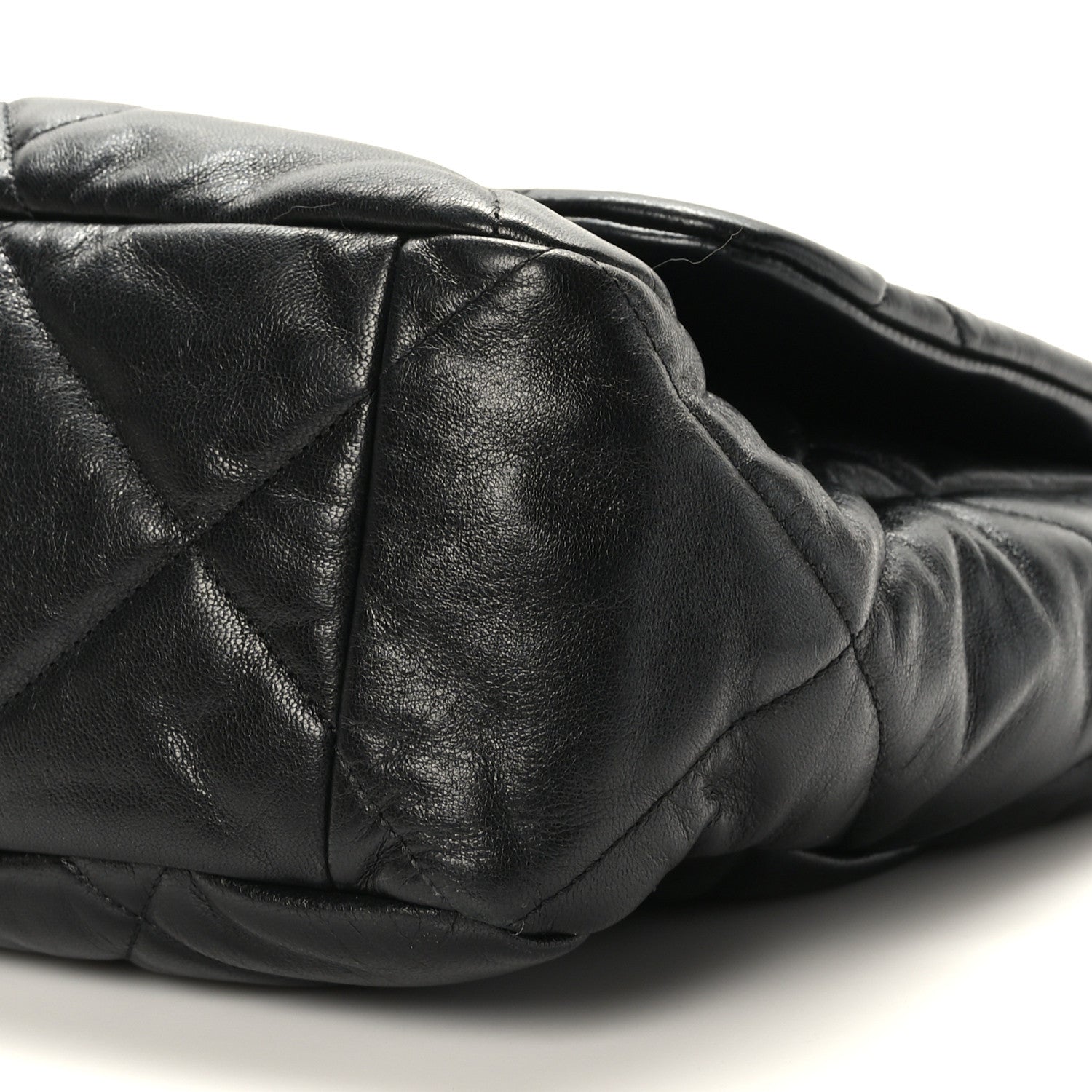 Chanel Lambskin Quilted Maxi Chanel 19 Flap Black 9 of 9