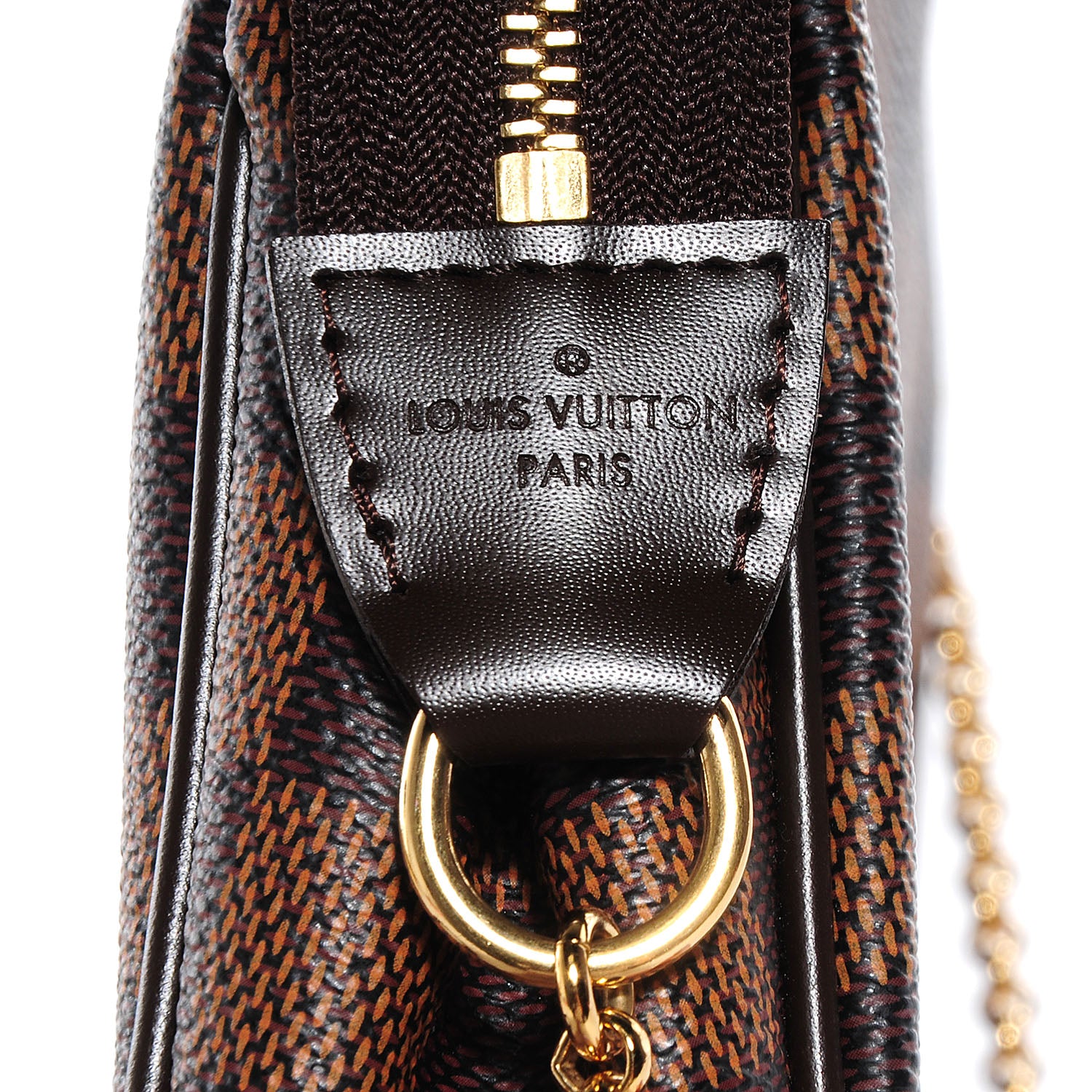 Louis Vuitton Damier Ebene Eva Clutch 6 of 9