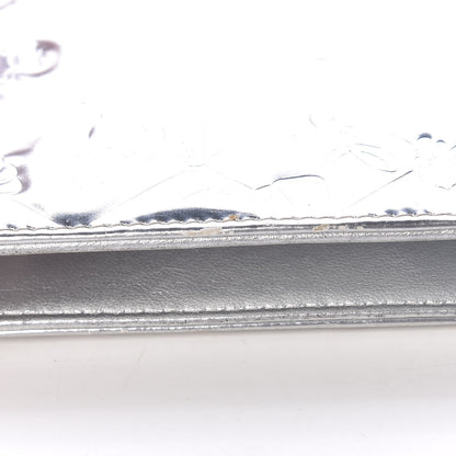 Chanel Metallic Patent Lucky Symbols Agenda Cover Silver 21 of 21