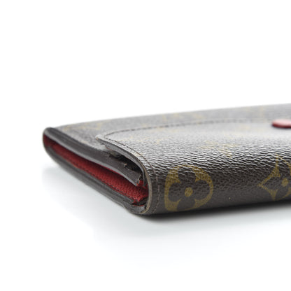 Louis Vuitton Monogram Emilie Wallet Red 9 of 9