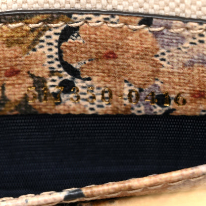 Gucci GG Supreme Monogram Water Flora Web Mini Ophidia Shoulder Bag Beige White Multicolor 7 of 10