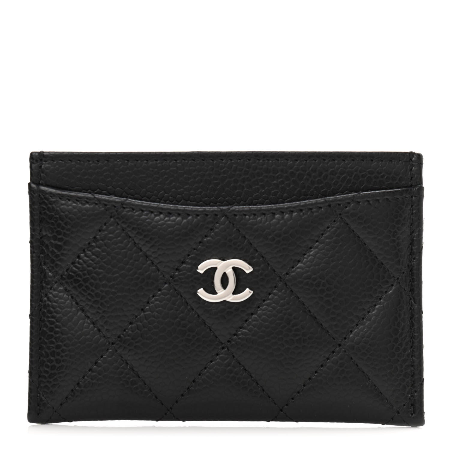 Chanel Caviar Quilted Card Holder Black 1 of 9