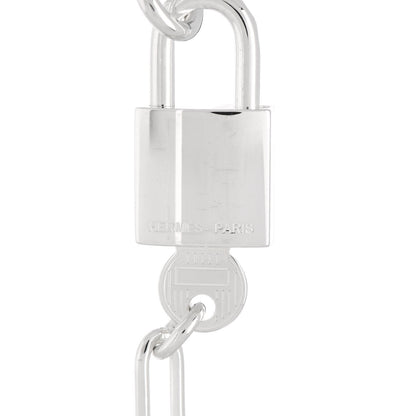 Hermes Sterling Silver MM Alphakelly Bracelet 3 of 4