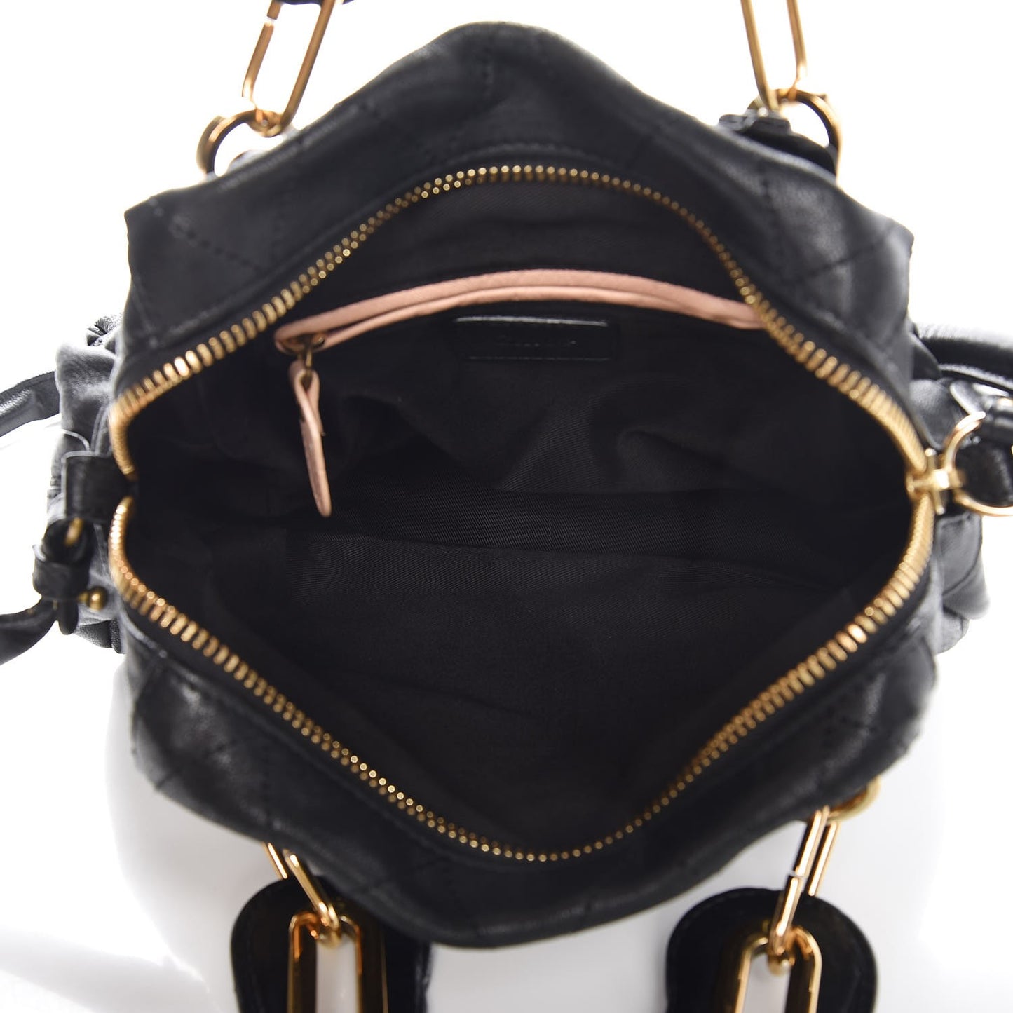 Sheepskin Quilted Small Paraty Black