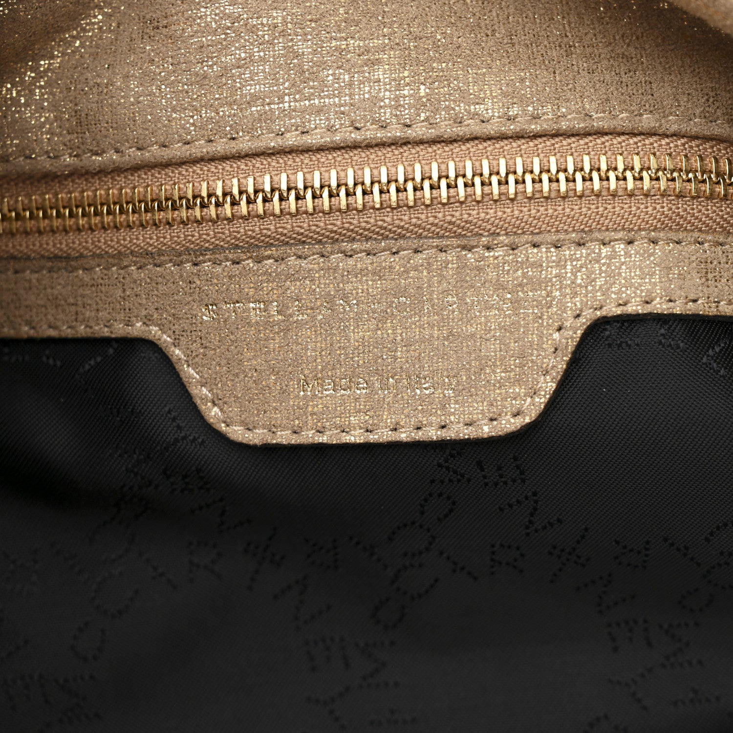 Stella McCartney Shaggy Deer Falabella Big Tote Gold 8 of 13