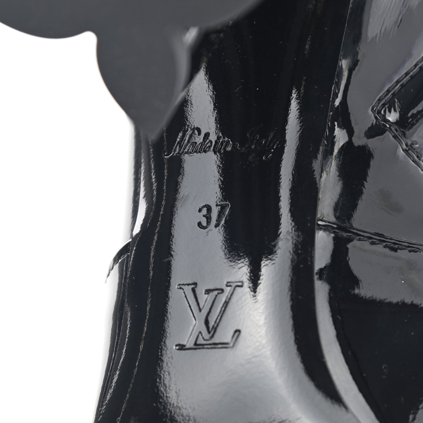 Patent Uniformes Silhouette Ankle Boots 37 Black