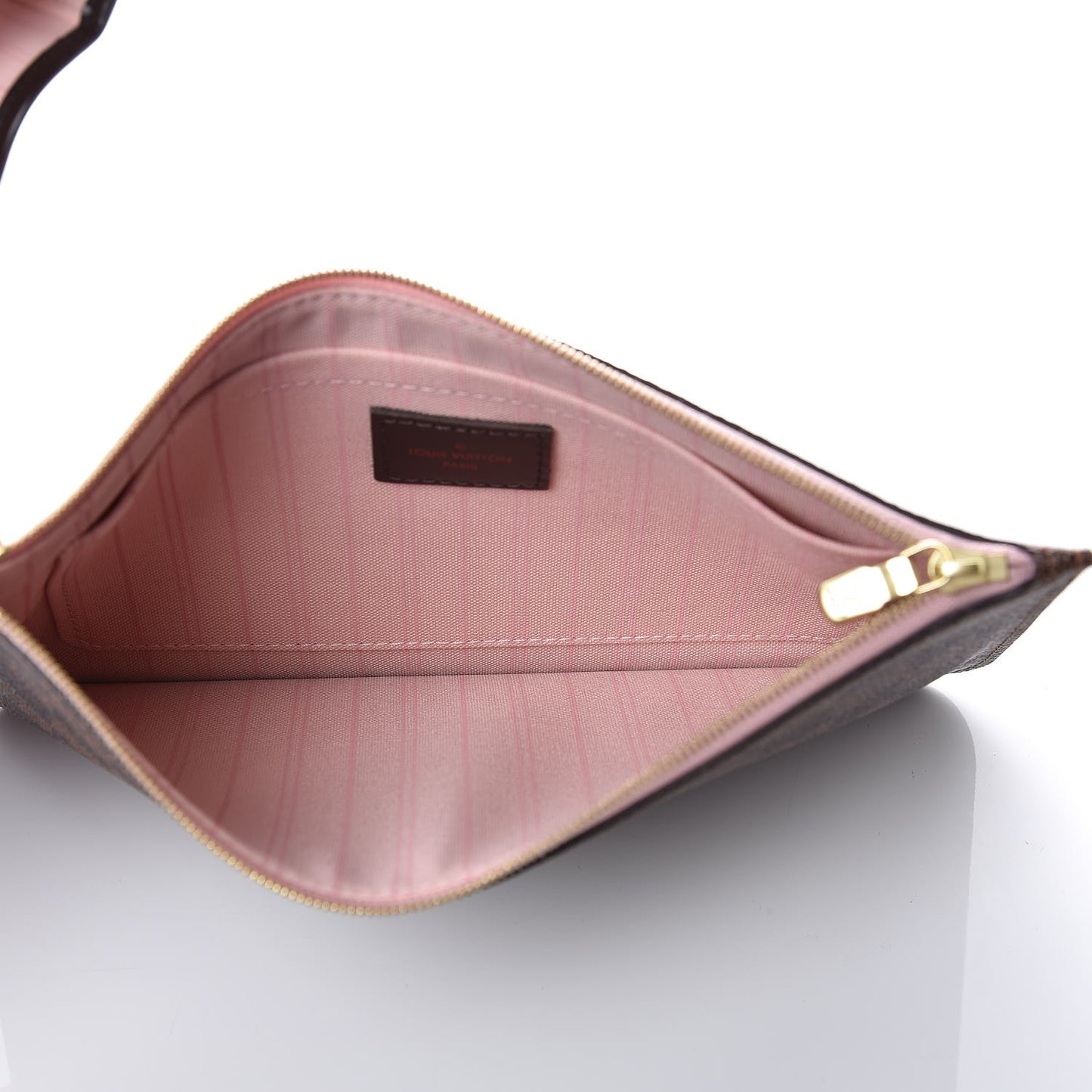 Damier Ebene Neo Neverfull MM Rose Ballerine