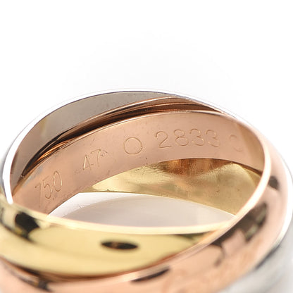 Cartier 18K Pink Yellow White Gold Classic Les Must De Trinity Ring 47 4 4 of 4