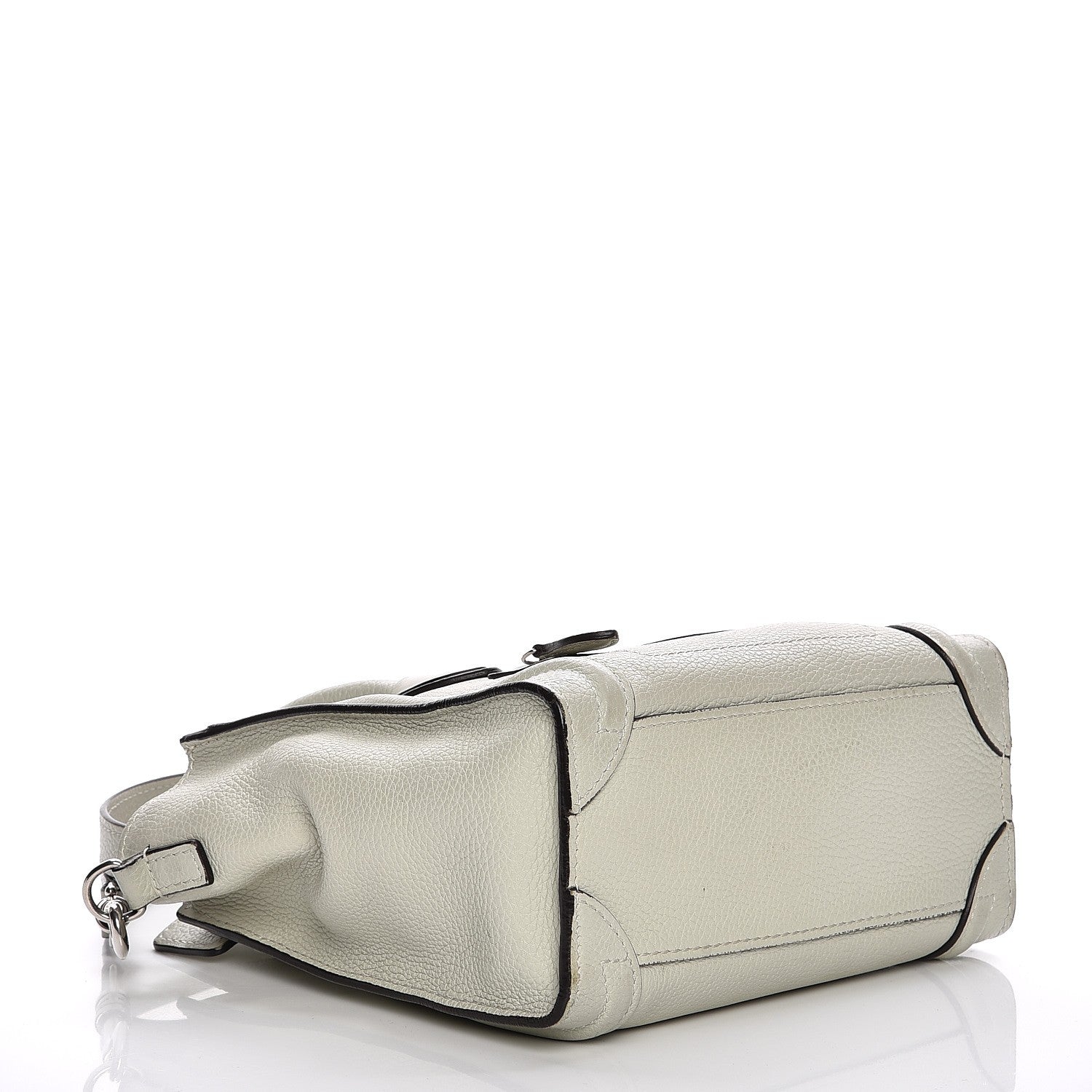 Celine Drummed Calfskin Nano Luggage Lune 4 of 15