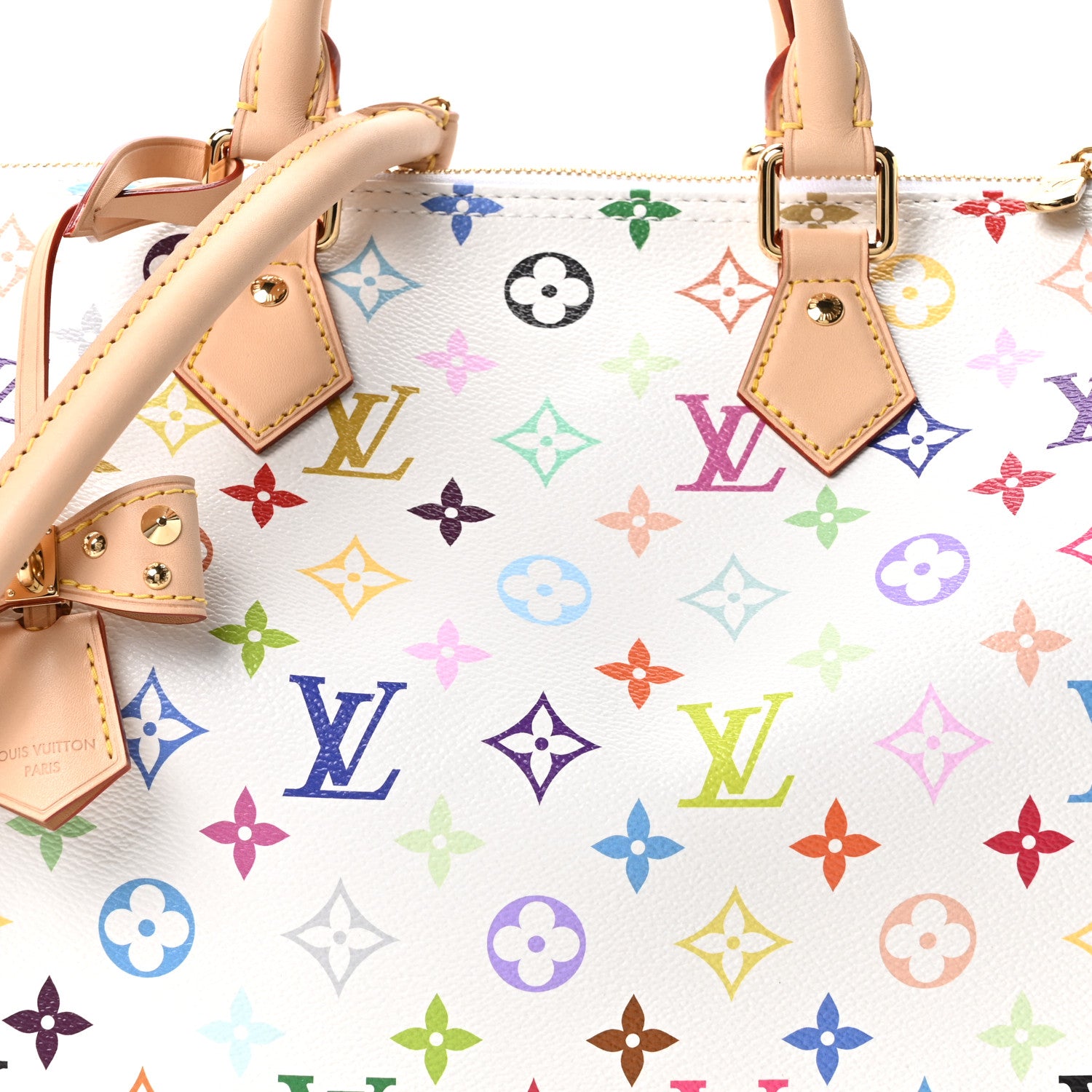 Louis Vuitton LV X TM Monogram Multicolor Speedy Soft 30 White 7 of 9