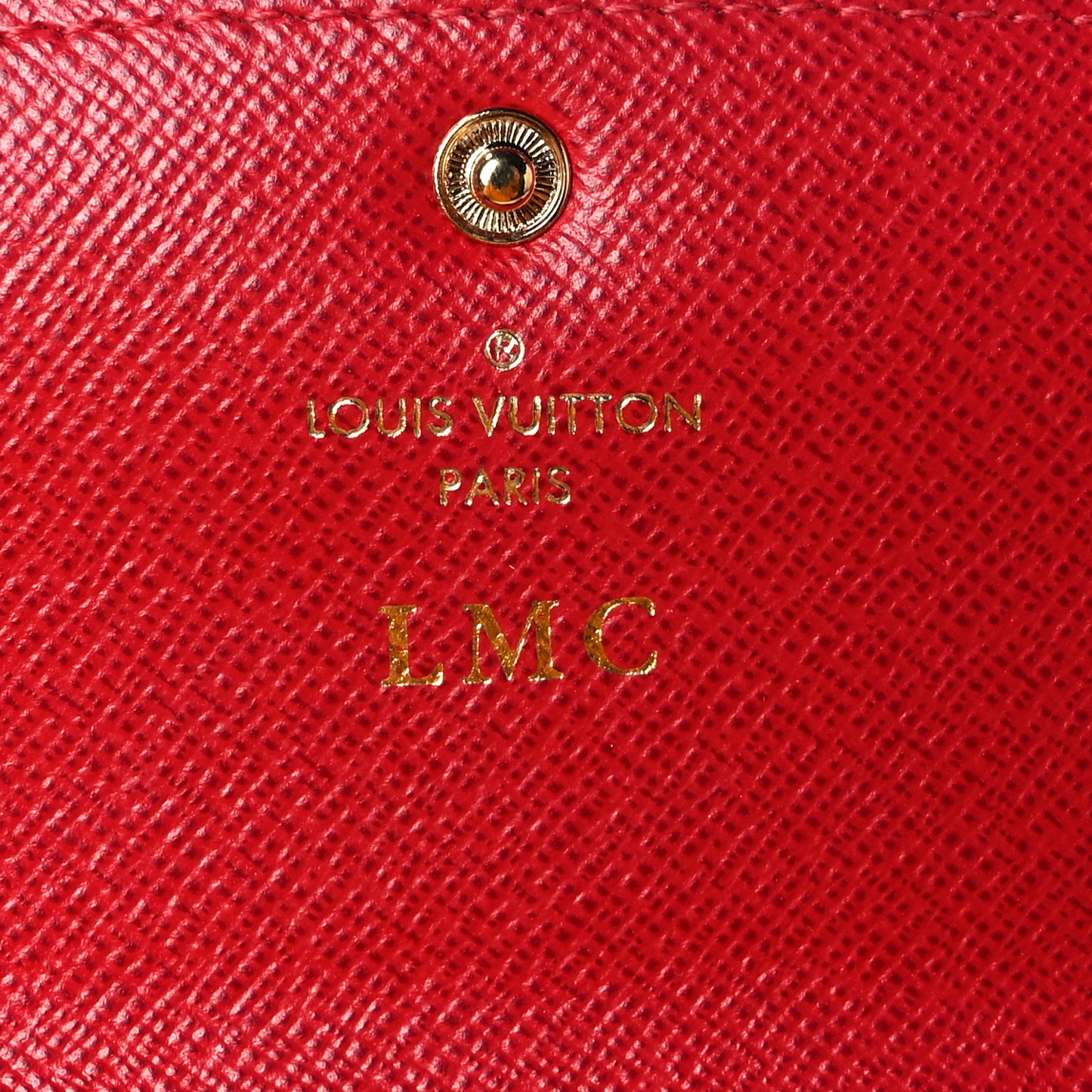 Damier Ebene Emilie Wallet Red