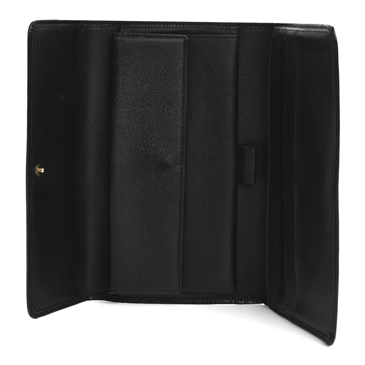 Epi Porte Tresor International Wallet Black