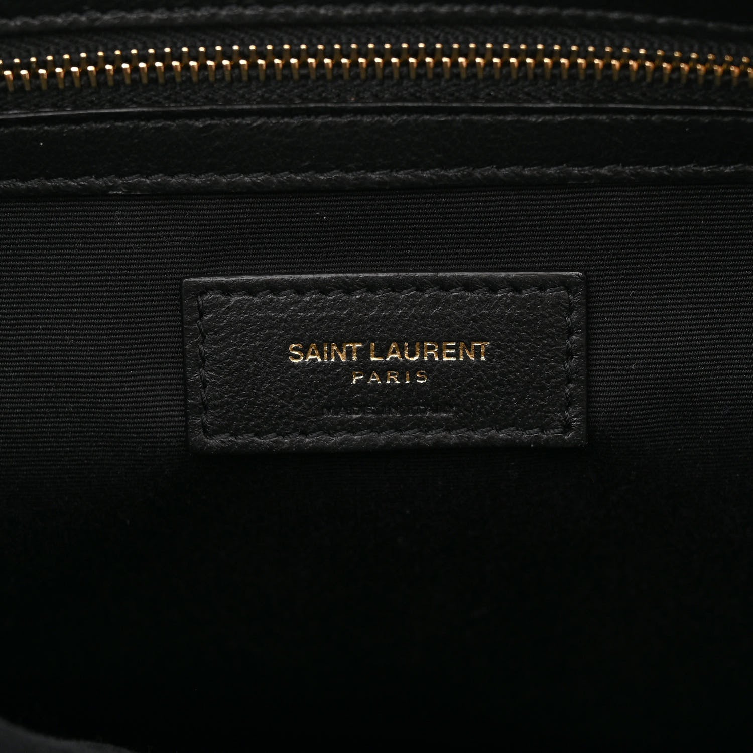 Saint Laurent Canvas All-Over Monogram Cabas Tote Beige Black 6 of 10