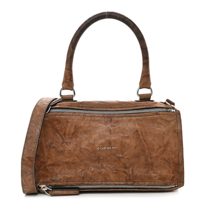Givenchy Tumbled Sheepskin Medium Pandora Charcoal 1 of 12