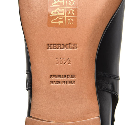 Hermes Calfskin Neo Low Boots 38.5 Black 6 of 7