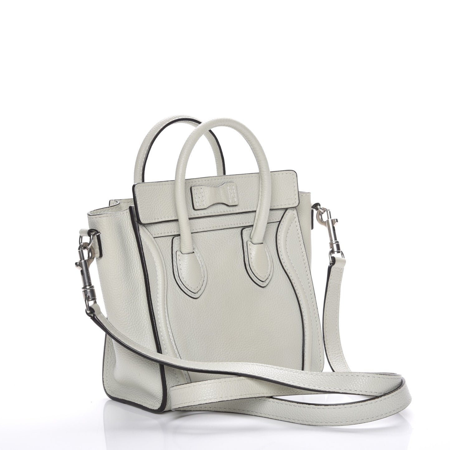 Drummed Calfskin Nano Luggage Lune