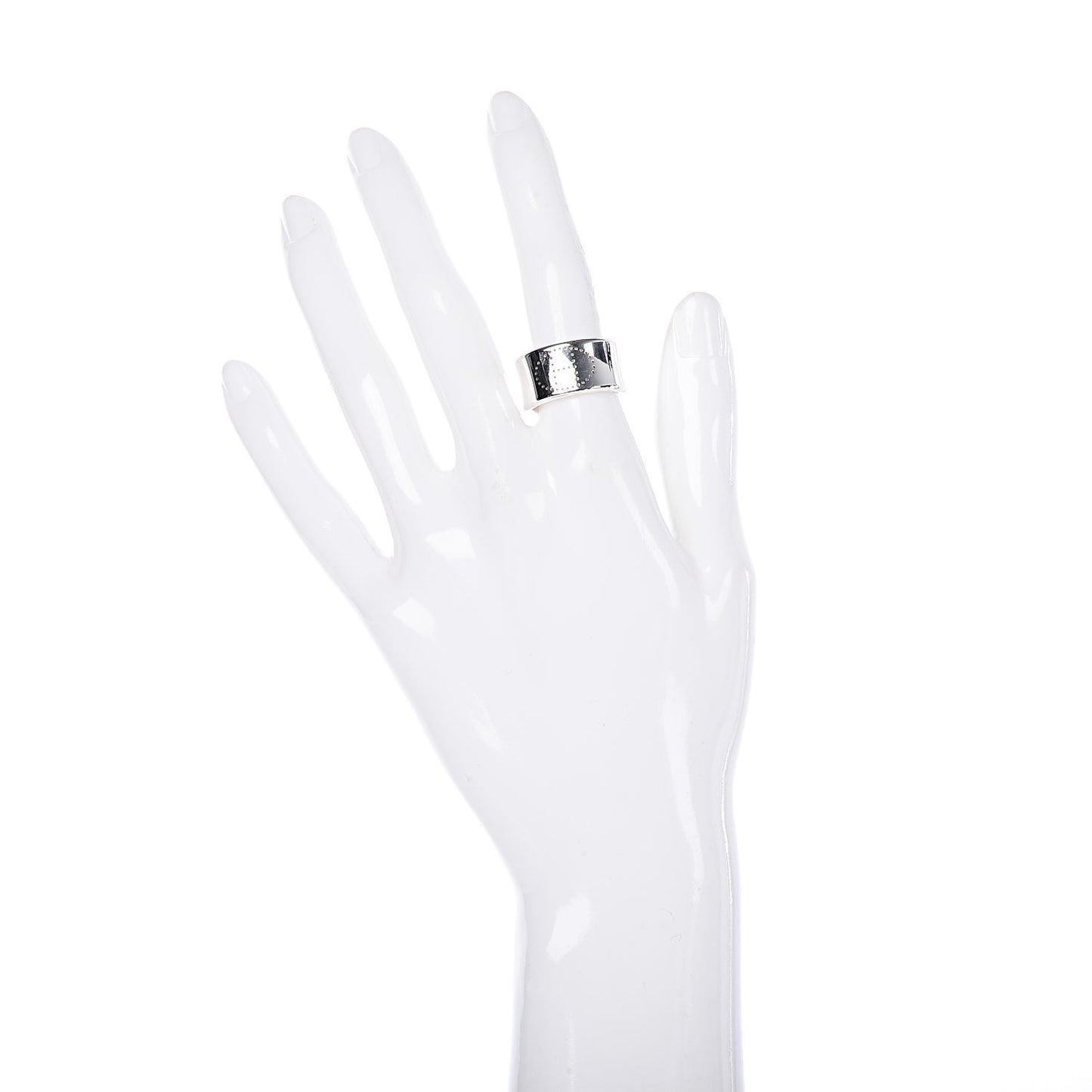 Sterling Silver GM Eclipse Ruban Ring 52 6