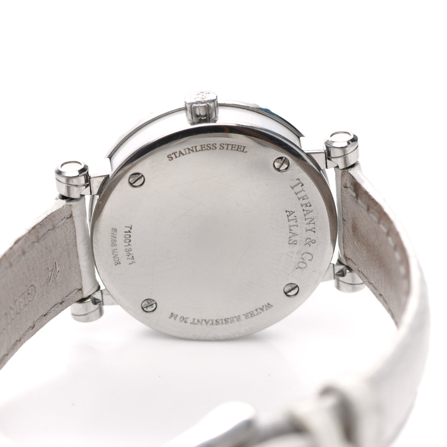 Stainless Steel Alligator 30mm Atlas Quartz Watch