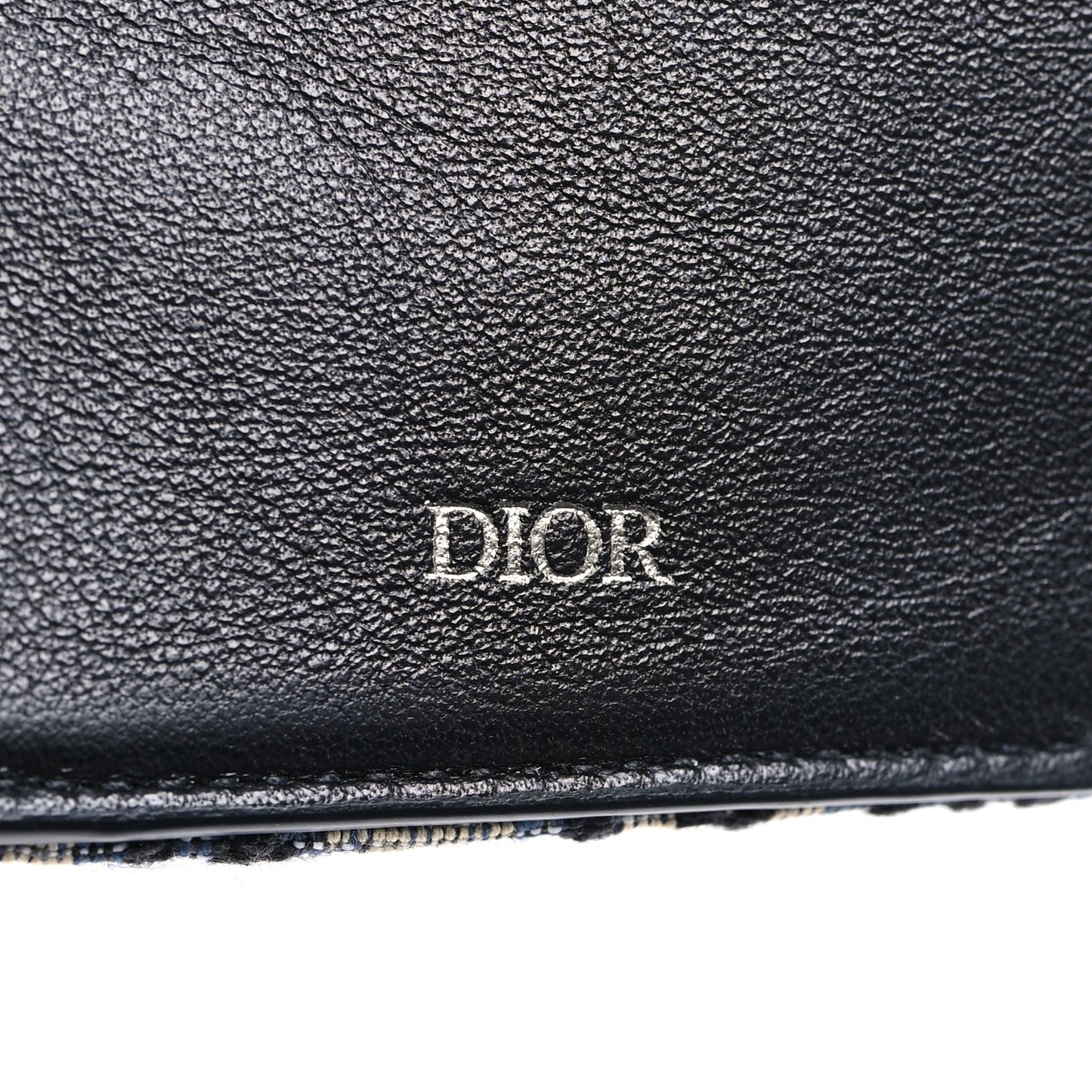 Oblique Bi-Fold Wallet Blue