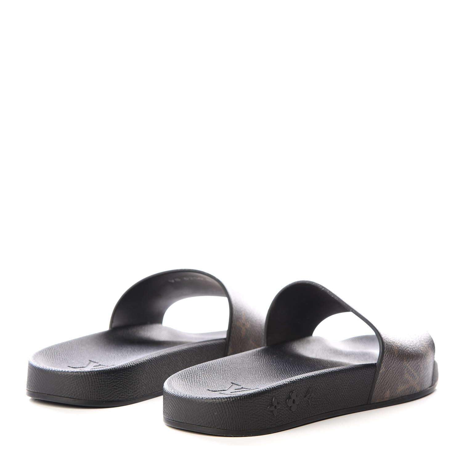 Louis Vuitton Rubber Monogram Mens Waterfront Mules 6 Macassar 4 of 8