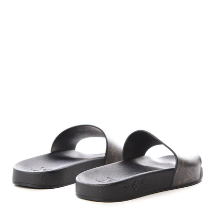 Louis Vuitton Rubber Monogram Mens Waterfront Mules 6 Macassar 4 of 8
