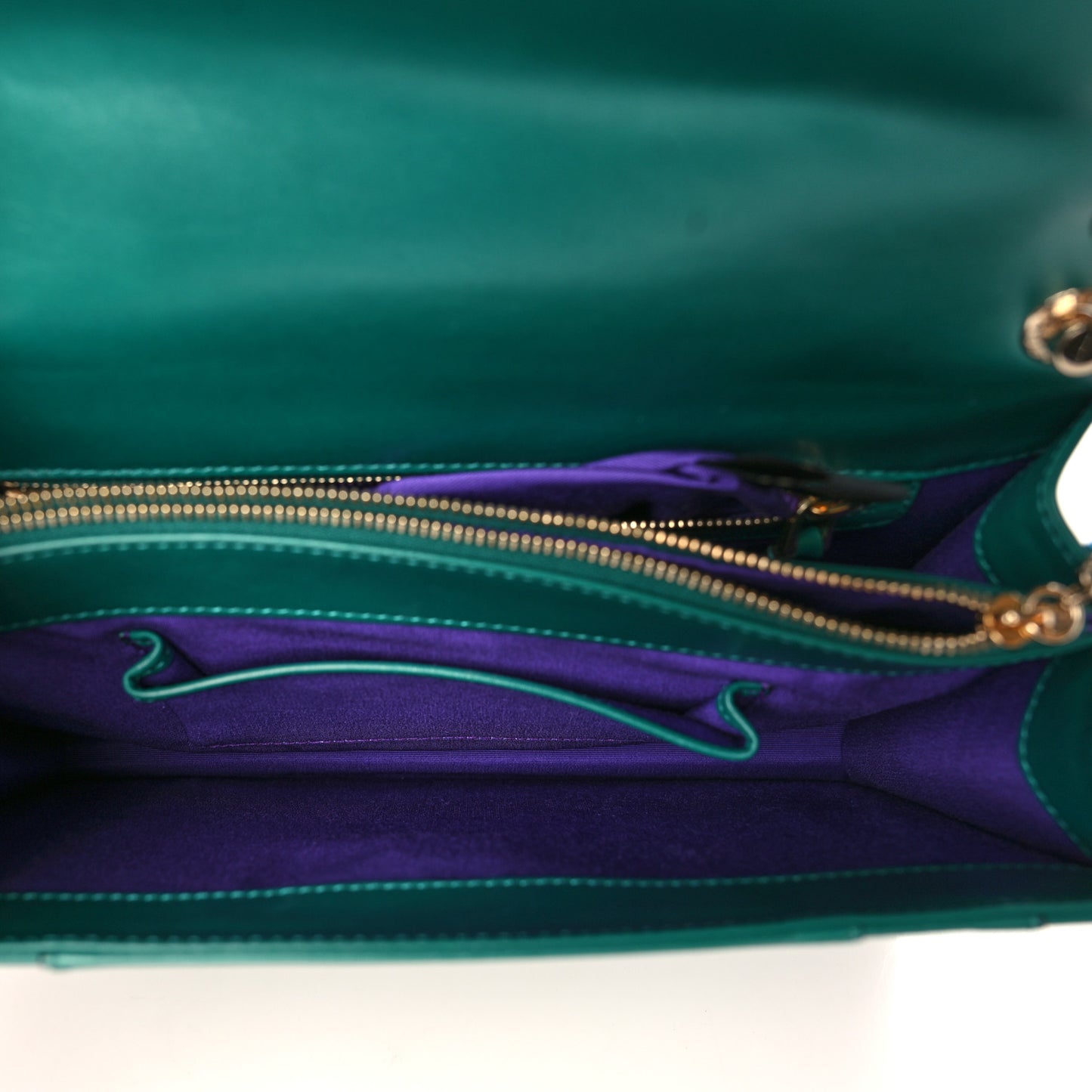 Calfskin Serpenti Forever Shoulder Bag Emerald Green