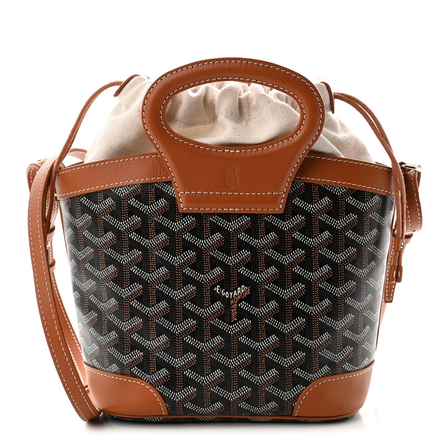 Goyardine Beluga Mini Black Gold