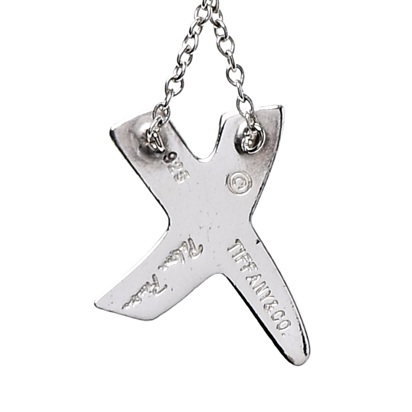 Sterling Silver Paloma Picasso Graffiti X Pendant Necklace