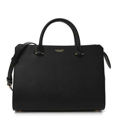 Burberry Calfskin Mega Check Small Banwell Tote Black 1 of 9