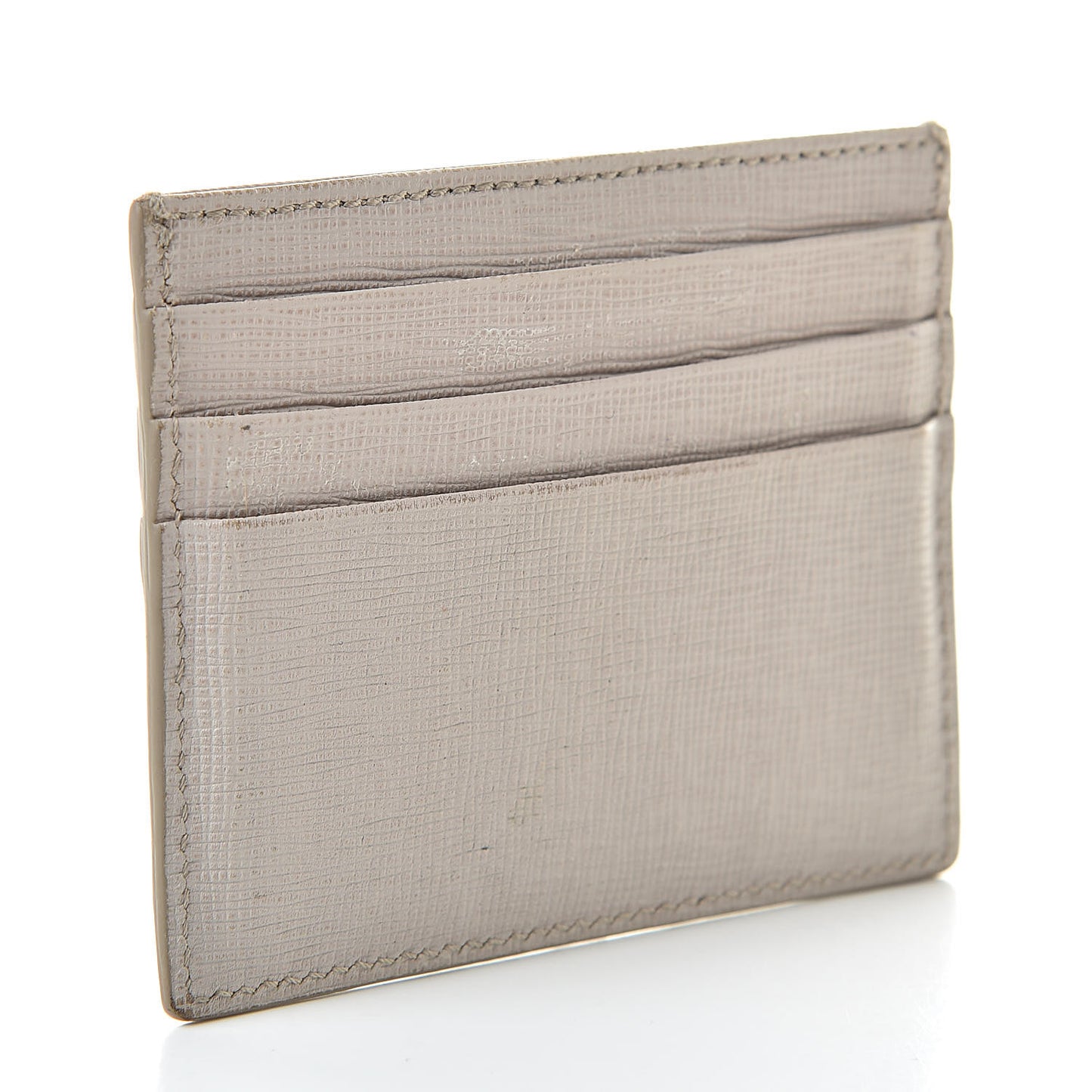 Vitello Elite Flowerland Card Holder Grigio Polvere