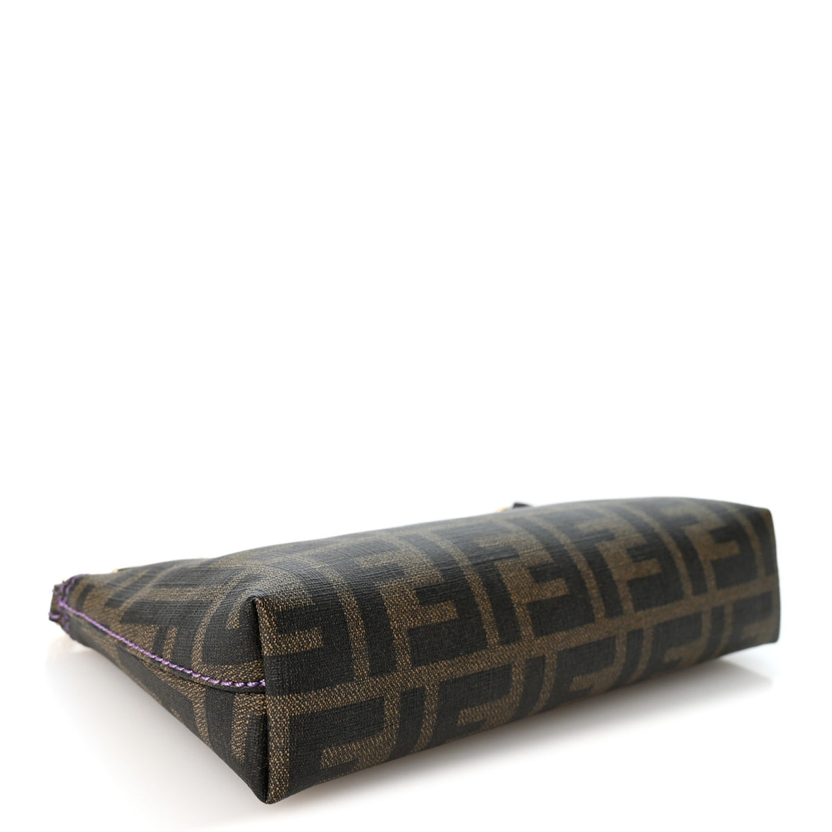 Fendi Zucca Spalmati Pochette Tobacco Viola 4 of 10