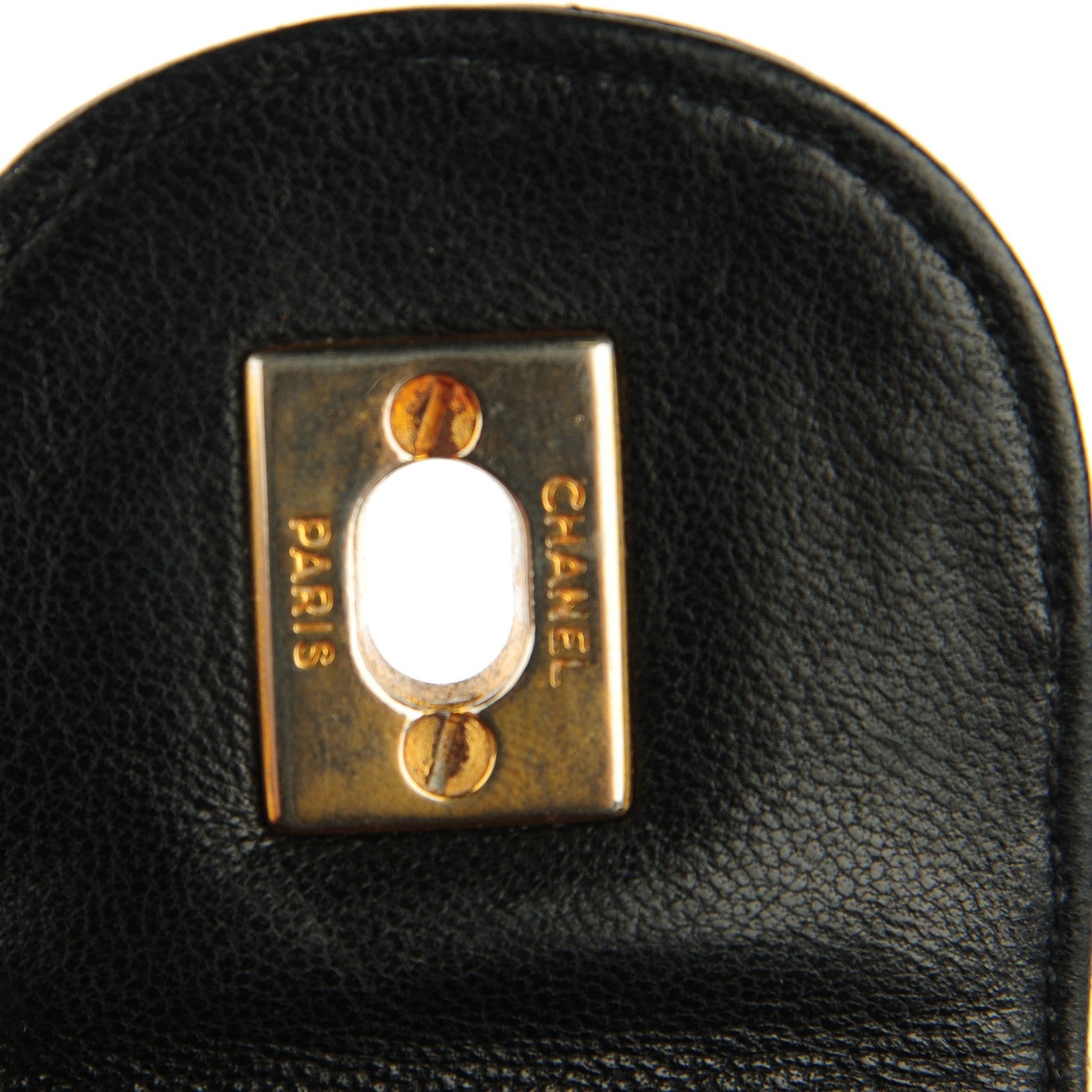 Chanel Lambskin Quilted Shoulder Bag Black 5 of 9