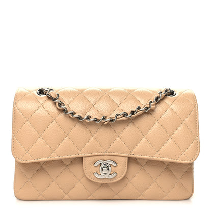 Chanel Caviar Quilted Small Double Flap Beige 1 of 10