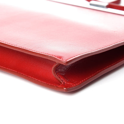 Celine Smooth Calfskin Mini Clasp Bag Pop Red 6 of 8