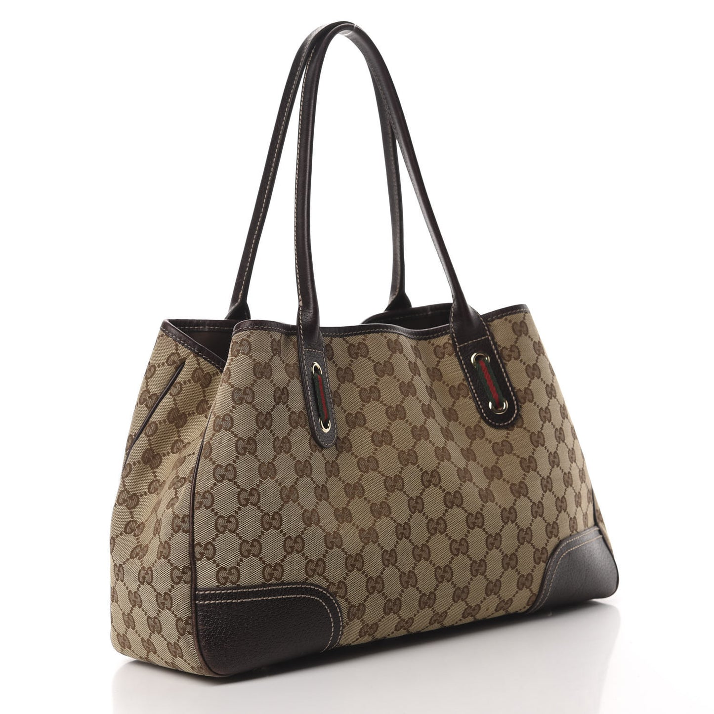 Monogram Medium Princy Tote Dark Brown