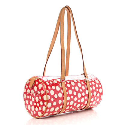 Louis Vuitton Vernis Kusama Infinity Dots Papillon 30 Red 3 of 9