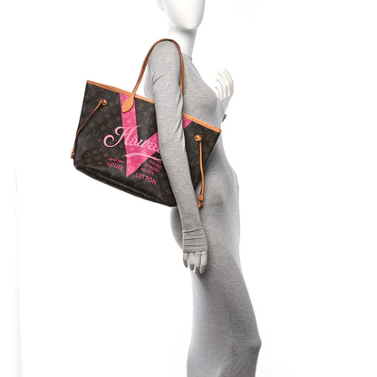 Louis Vuitton Monogram Hawaii V Neverfull MM Hot Pink 2 of 16