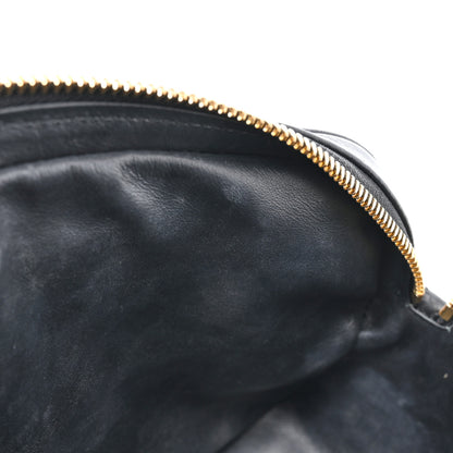 Salvatore Ferragamo SALVATORE FERRAGAMO Calfskin Quilted Gancini Camera Bag Black 12 of 13