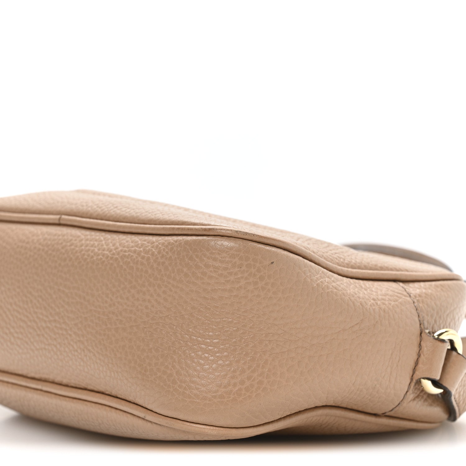 Gucci Pebbled Calfskin Small Soho Disco Bag Camelia 10 of 11